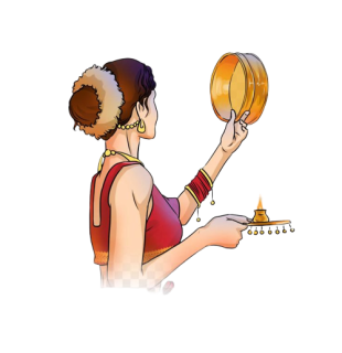 Create Karva Chauth Card 